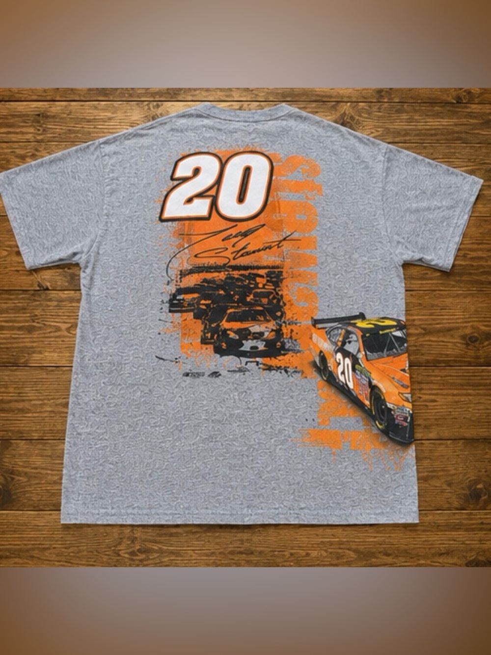Tony Stewart #20 Home Depot NASCAR Winnerâs Circle Double-Sided Graphic T 2XL - Picture 2 of 8